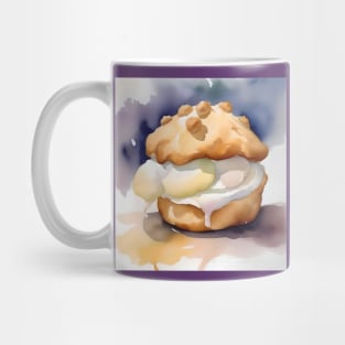 National Cream Puff Day- January 2 - Watercolor Mug